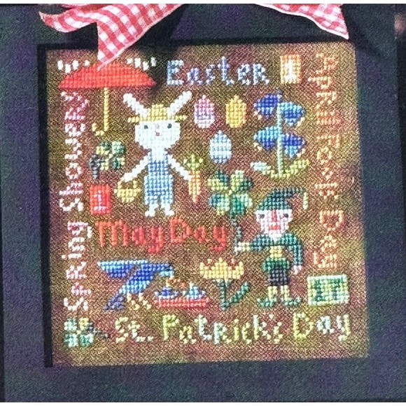 RARE Birds of a Feather Holiday Seasons Cross Stitch Kit Complete - NEW - Picture 7 of 11